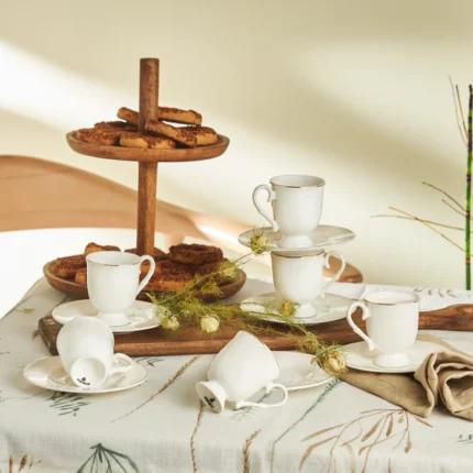 Karaca Alin Set Of 6 Coffee Cups 85 Ml