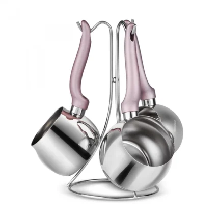 Karaca Fleva 3-Piece Coffee Pot Set Rose