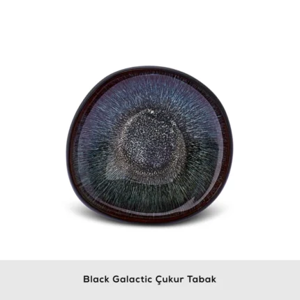 Karaca Galactic Black Deep Plate
