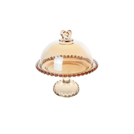 Karaca Glory Amber Footed Cake Stand 19 cm