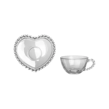 Karaca Glory Anthracite Single Tea Cup Set 200 ml