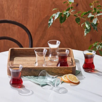 Karaca Vefa 6 Tea Glass Set 130 Ml